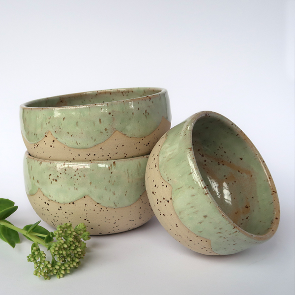 gedrehte Schüsseln, handmade