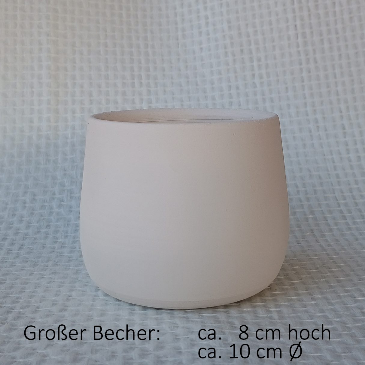 Rohling Becher Keramik Geburtstag