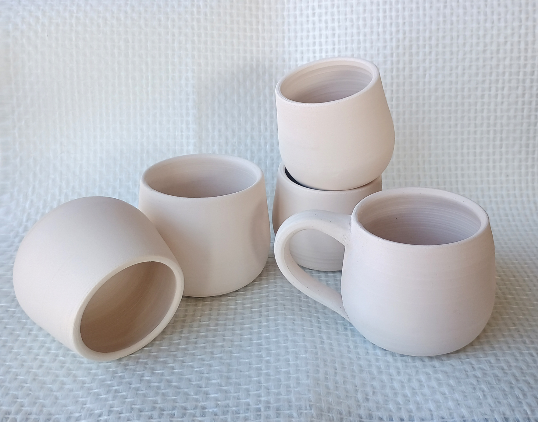 Handgemachte Keramikrohlinge Drehscheibe